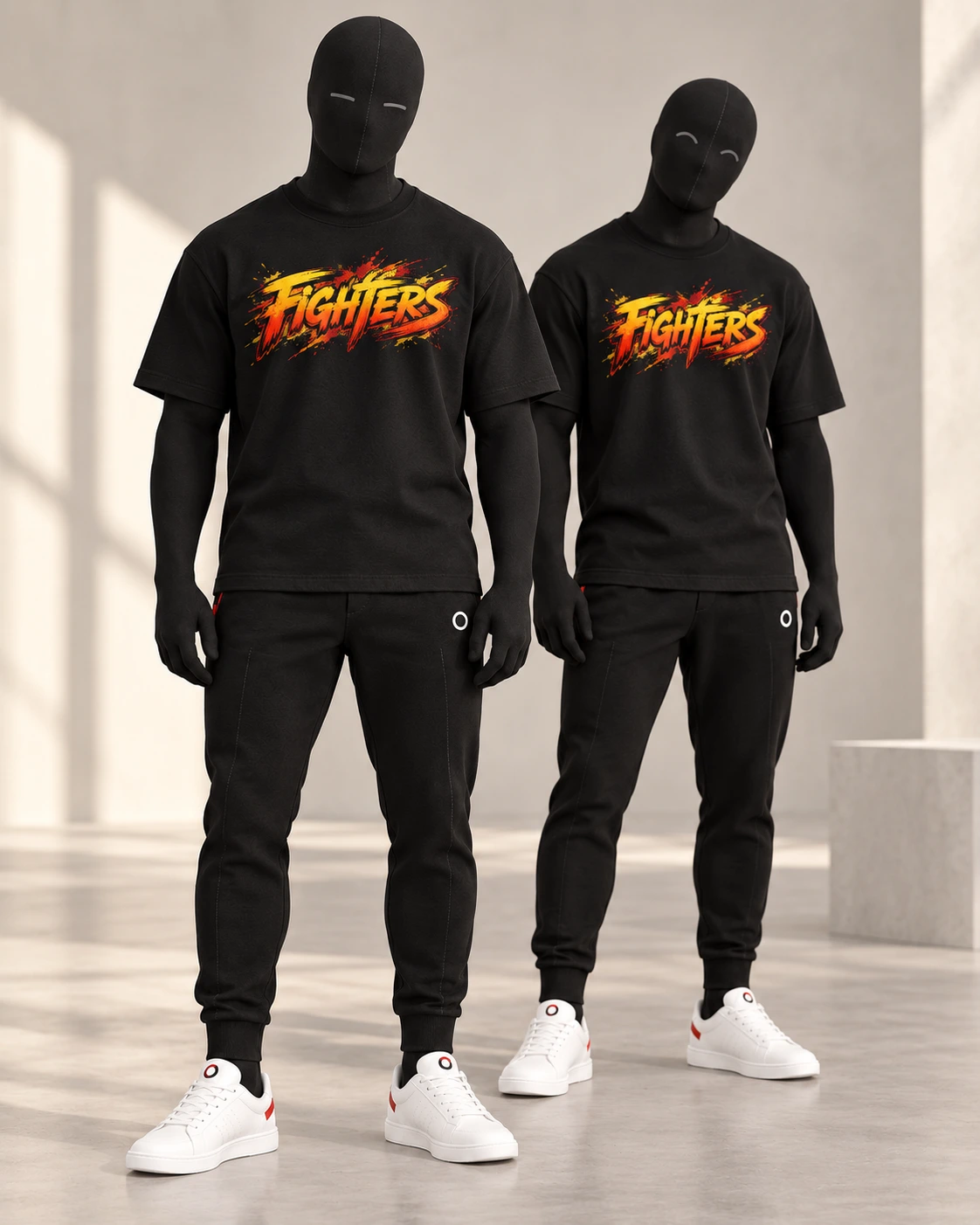 Wu Shu · Fighters · Black · front