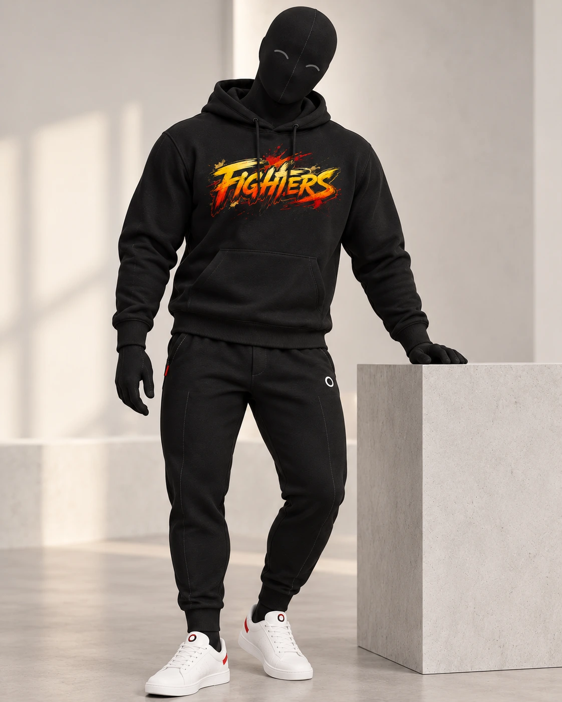 Wu Shu · Fighters · Black · front