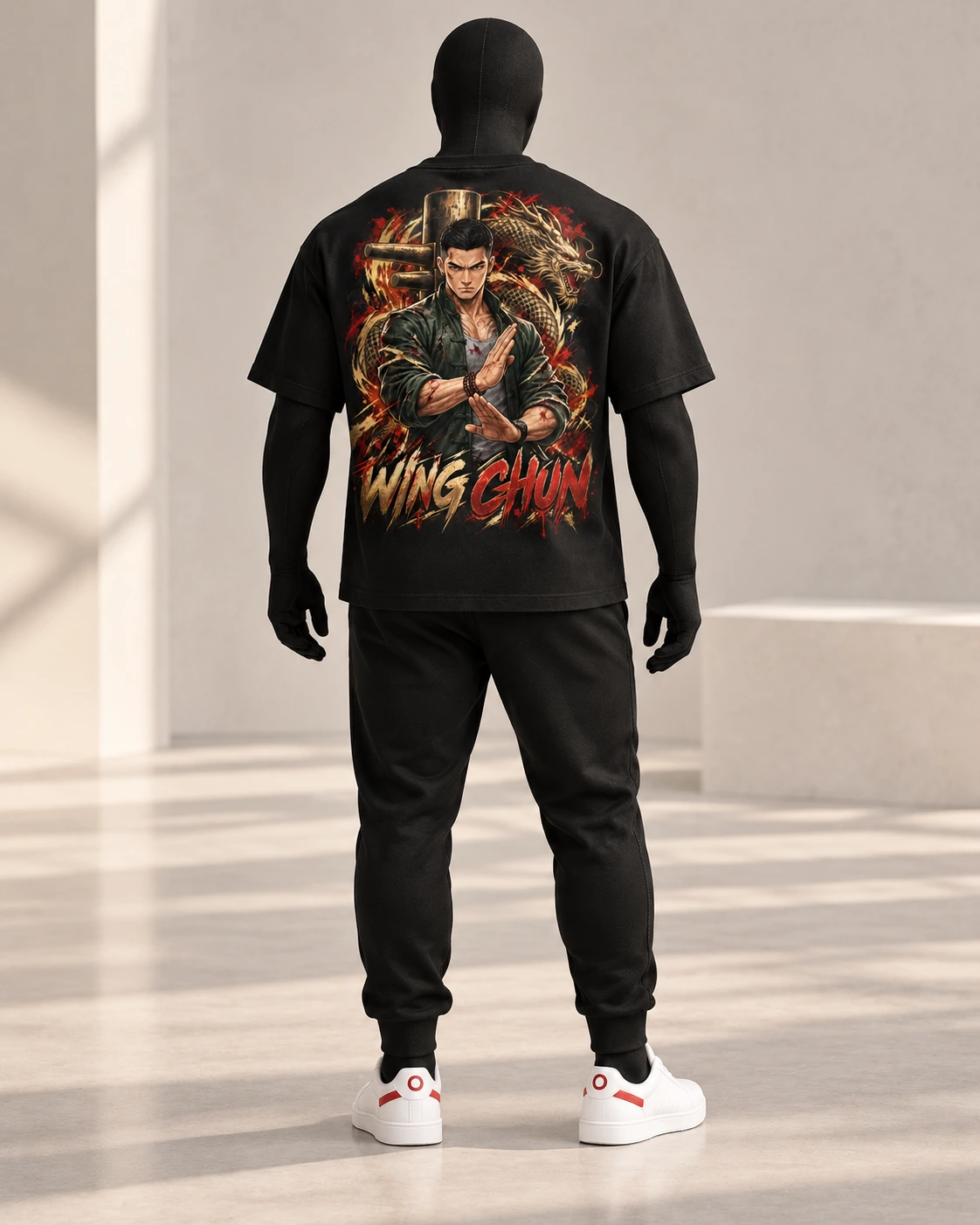 Wing Chun · Fighters Dark Series · Black · back