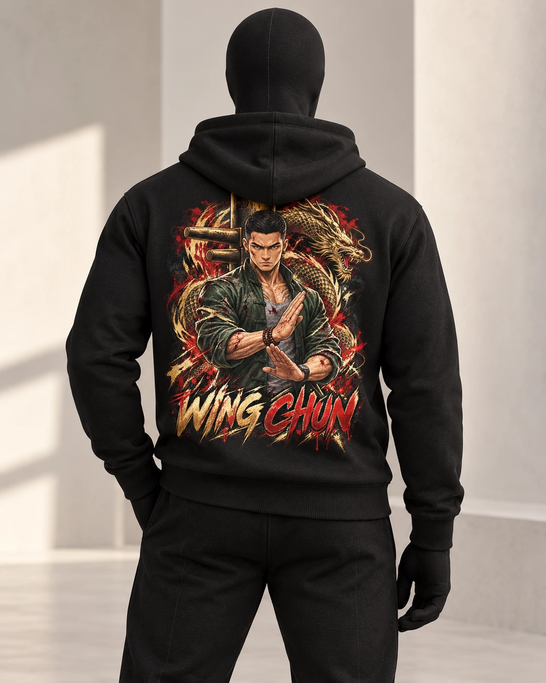 Wing Chun · Fighters Dark Series · Black · back